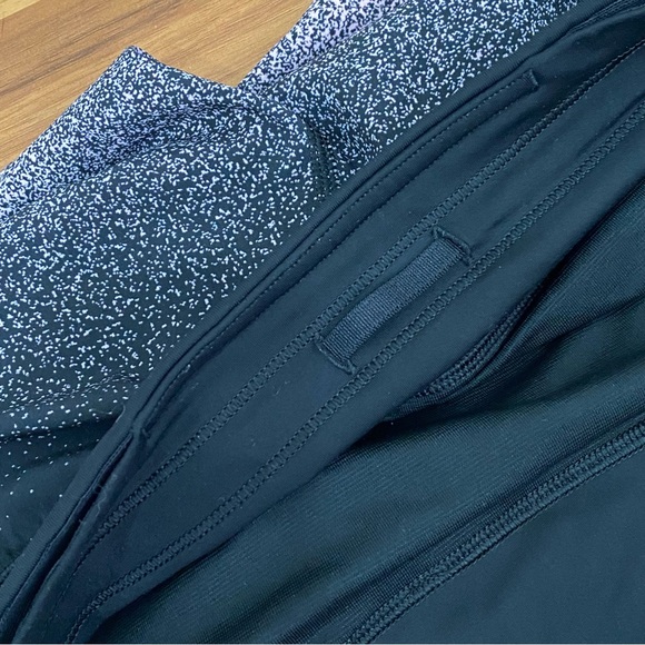 LULULEMON Speed Up Short 2.5” Ombre Speckle Stop Print Speed Short Pink/Black 8 - Picture 10 of 16